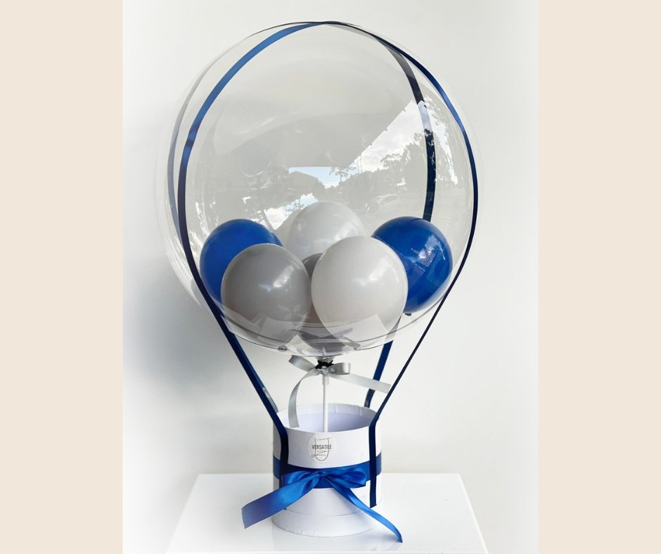 Personalized Blue Hot Air Balloon Gift Box image 2