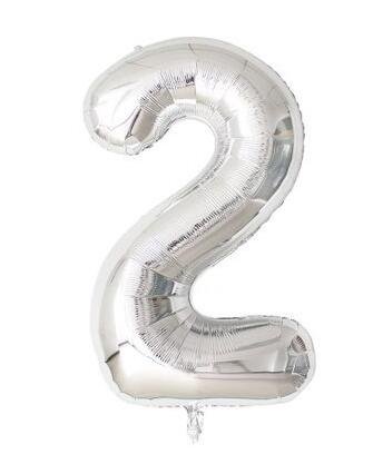 40-Inch Large Foil Number Balloon (0-9) image 22
