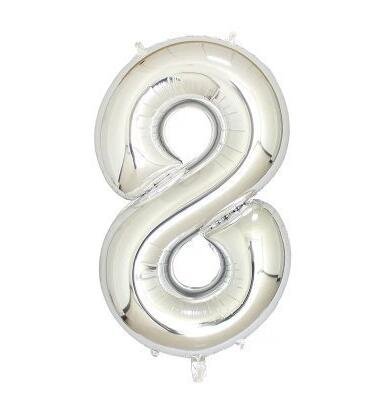 40-Inch Large Foil Number Balloon (0-9) image 28