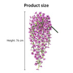 2-Piece Purple Artificial Hanging Flower Vines image 9