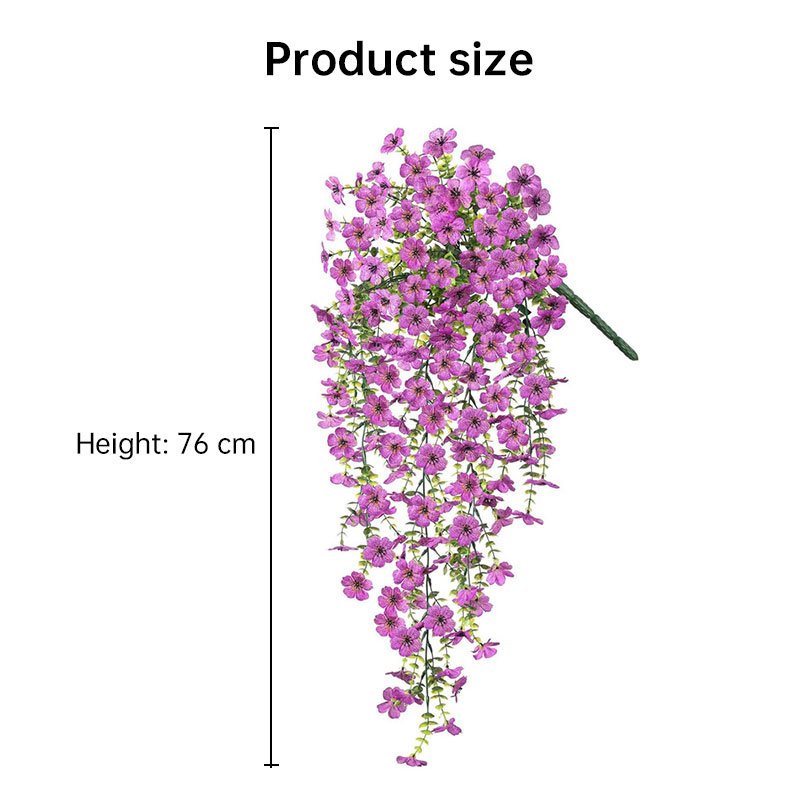 2-Piece Purple Artificial Hanging Flower Vines image 9