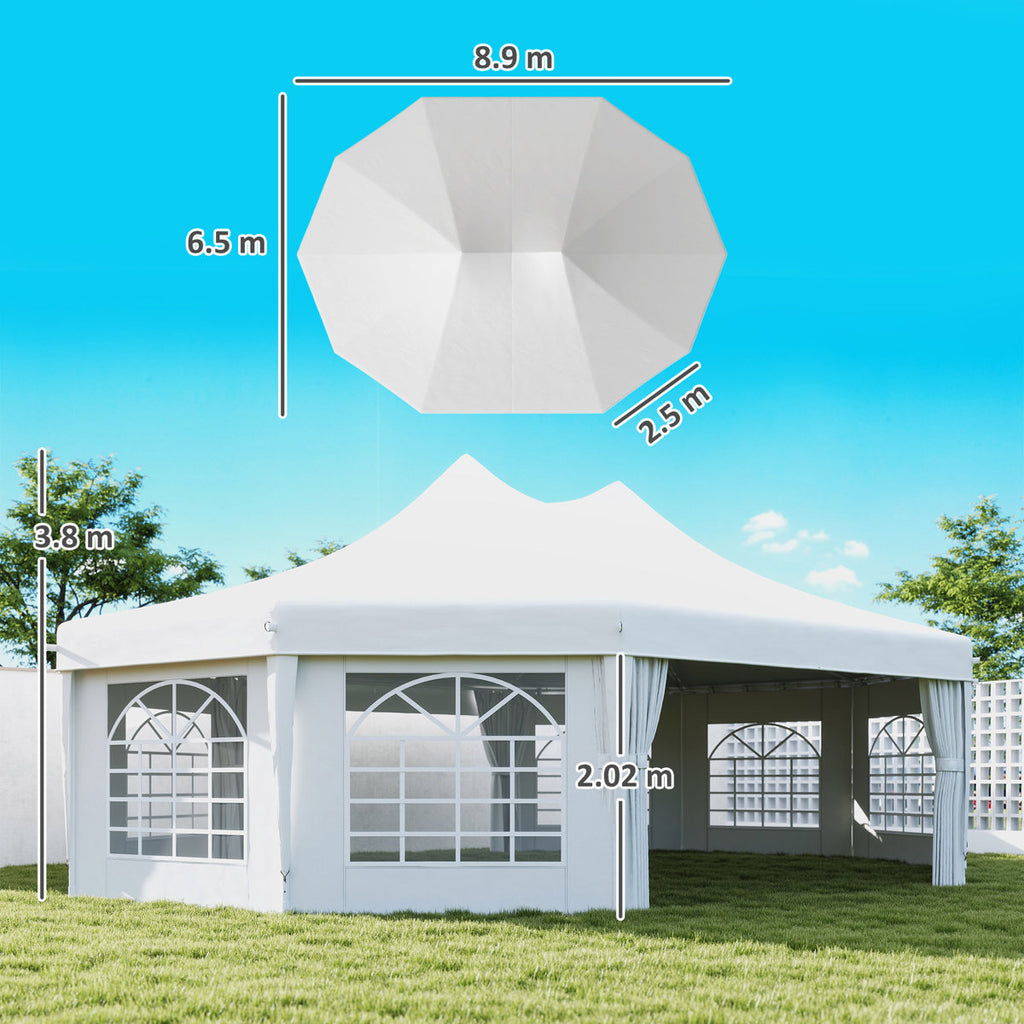 74 Ft. W x 54 Ft. D Steel Soft-top Canopy