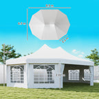 74 Ft. W x 54 Ft. D Steel Soft-top Canopy