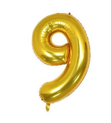 40-Inch Large Foil Number Balloon (0-9) image 9