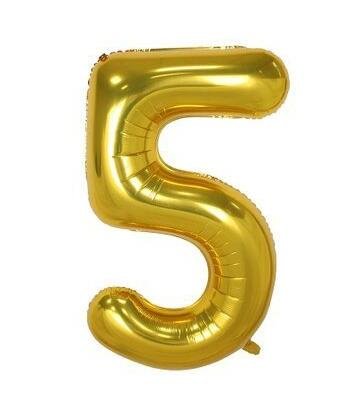 40-Inch Large Foil Number Balloon (0-9) image 4