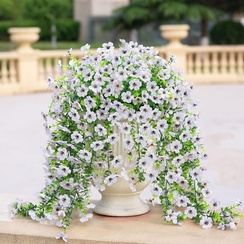 2-Piece Purple Artificial Hanging Flower Vines image 8