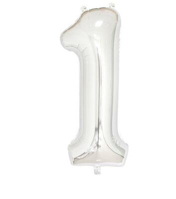 40-Inch Large Foil Number Balloon (0-9) image 21