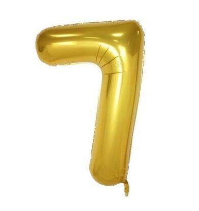 40-Inch Large Foil Number Balloon (0-9) image 7